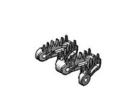 SpanTech® 6mm Brush Top High Friction Polyurethane 2 Link Chain - Image 1