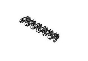 SpanTech® Acetal SuperTight Chain - 6mm Raised Top Center - 7 Link - Image 1