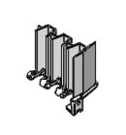 Acetal MaxiSpan Link Chain - 75mm Right Hand Pusher Cleat - Image 1