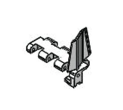 25mm Pitch Size Closed Top Link Chain with 50mm Moving Side Guide (Right Hand Direction) - Acetal Material - Image 1