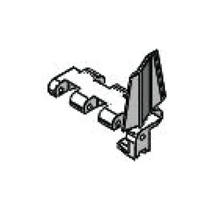 25mm Pitch Size Closed Top Link Chain with 50mm Moving Side Guide (Right Hand Direction) - Acetal Material - Image 1