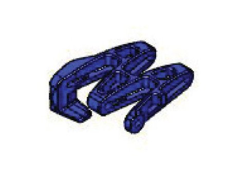 SpanTech® 50mm Blue PillowTop Link Chain - Left Hand - Image 1