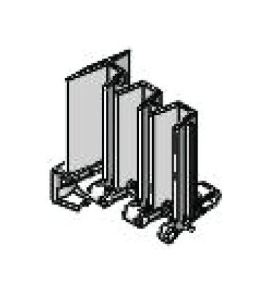 Acetal Left Hand Pusher Cleat 75mm Chain - MaxiSpan Link - Image 1