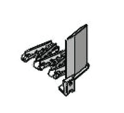Acetal Moving Side Guide Chain 75mm Right Hand - SpanTech® MaxiSpan Link Chain - Image 1