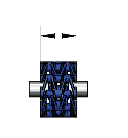 SpanTech® 25mm Pitch MiniLink Chain - 60mm Width Range - Image 2