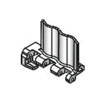 SpanTech 25mm Acetal Closed Top Link Chain with 50mm Pusher Left Hand - Image 1