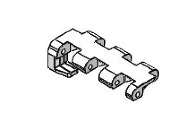 Acetal Closed Top Link Chain, 25mm Pitch, Right Hand - Image 1