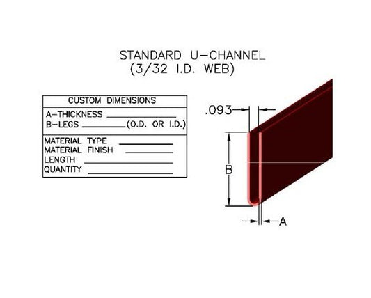 Durable Metal U-Channels & J-Channels Trim Set - Image 1