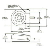 DualVee Stainless Steel Guide Wheel Size 4
