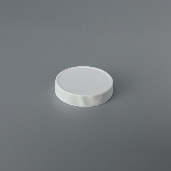 53mm CT Plastic Stacking Ribbed Side Matte Top Closure Cap - Image 1