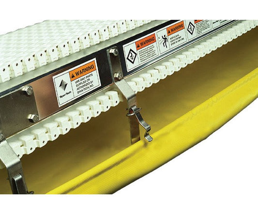 Yellow Vinyl Conveyor Under Guardings - Image 1
