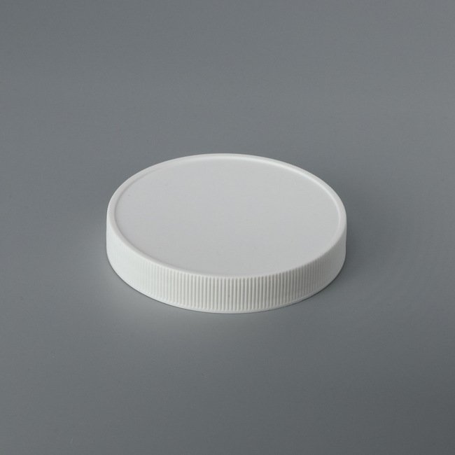 83mm CT Plastic Stacking Ribbed Side Matte Top Closure Cap - Image 1
