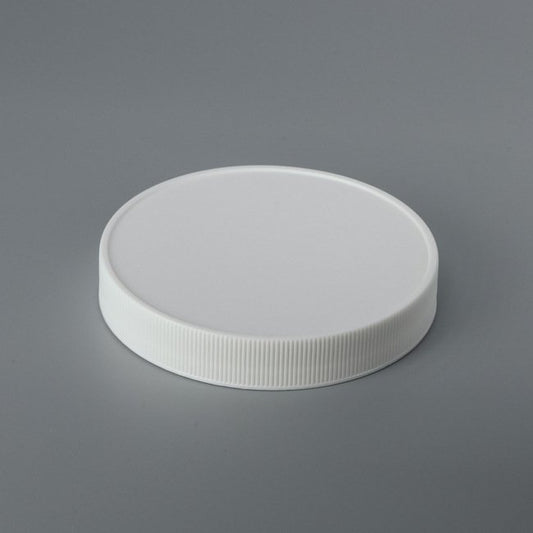 100mm CT Plastic Stacking Ribbed Top Closure Cap - Image 1