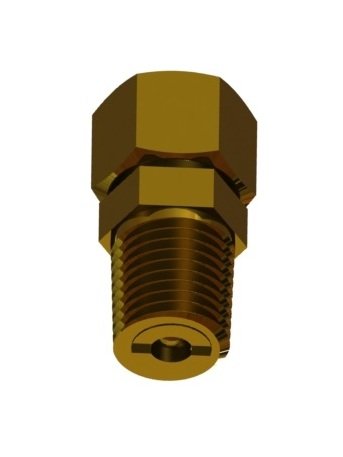 1/8 Inch COP Series Compression x Male NPT Check Valve - Image 1