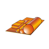 Alloy 101 Copper Tube - 0.75" OD, 0.032" Wall, 72" Length, H80 Temper