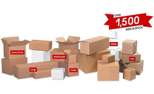 Telescopic Half Slotted Container (HSC) Corrugated Box - 4.5 x 4.5 x 48 inches - Image 1