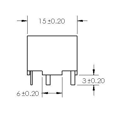 CST25 Series Current Sense Transformer - 4.5 Ohm DCR - Image 2