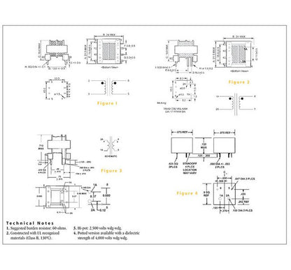 Low Frequency Current Sense Transformers - CSE Series - Image 3