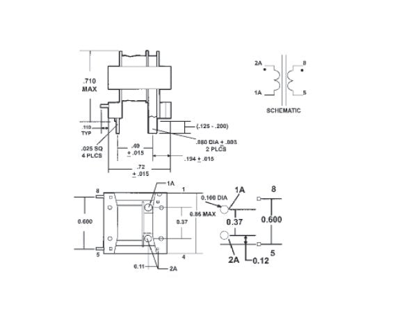 Low Frequency Current Sense Transformers - CSE Series - Image 2