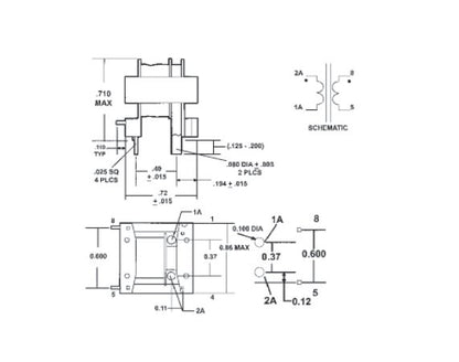 Low Frequency Current Sense Transformers - CSE Series - Image 2