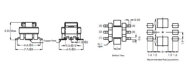 CSE5 Series Frequency Current Sense Transformers - Image 2