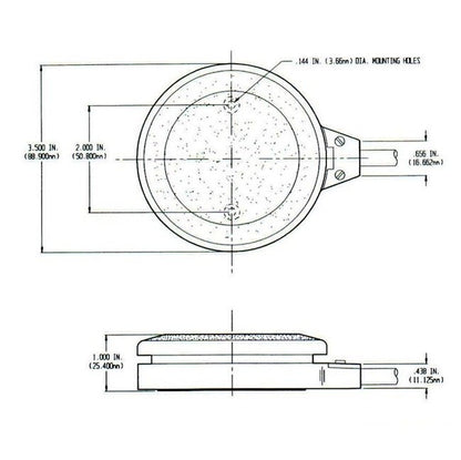 Stainless Steel DualVee® Size 1 Shielded Vacuum Guide Wheel - Image 2