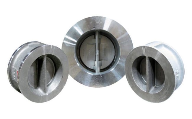Sure Flow FE1500 Series 14-Inch Carbon Steel Wafer Double Door Dual Disc Check Valve - Image 3