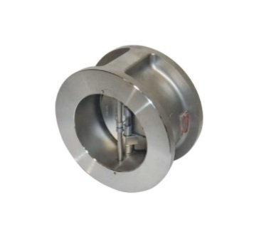 Sure Flow FE300 Series 18" Carbon Steel Wafer Double Door Dual Disc Check Valve - Image 1