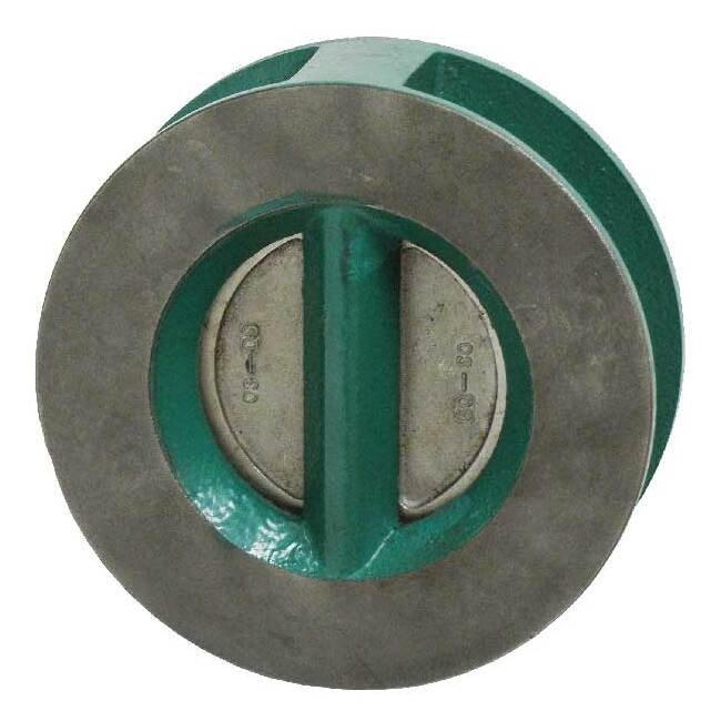 Sure Flow CD125IS 12 Inch Retainerless Cast Iron Double Door Wafer Check Valve - Image 1