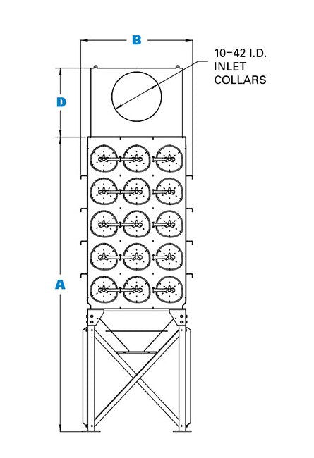 Donaldson® Torit® DFE 30 Filters, 180in Dust Collector - Image 2