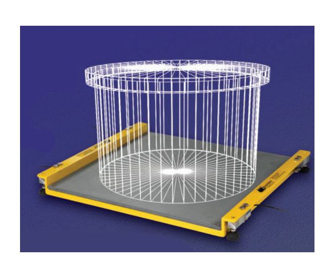 Scaletron Model 4041 30 Inch Ultra Low Profile Platform Scale - Image 1
