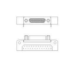 Custom Micro-D-Sub Connector for PC Boards - Image 1