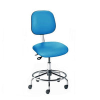 Biofit EE Series Cleanroom Chair with Tubular Steel Base - 22 to 32 in Seating Height