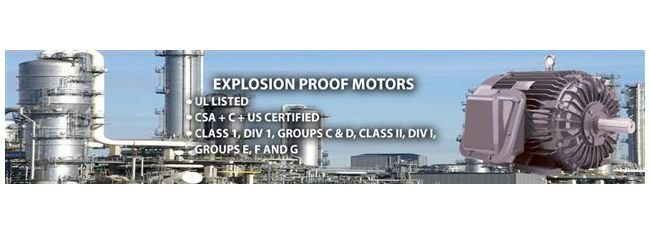 High Efficiency C-Face TEFC Motors - 1 HP, 3 Phase, 56C Frame - Image 3