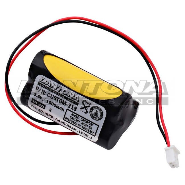 3.6V 1000mAh Emergency Light Battery Pack - Image 1