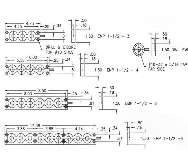 EMP 1 1/2 Low Profile 12VDC Electromagnet - Image 2