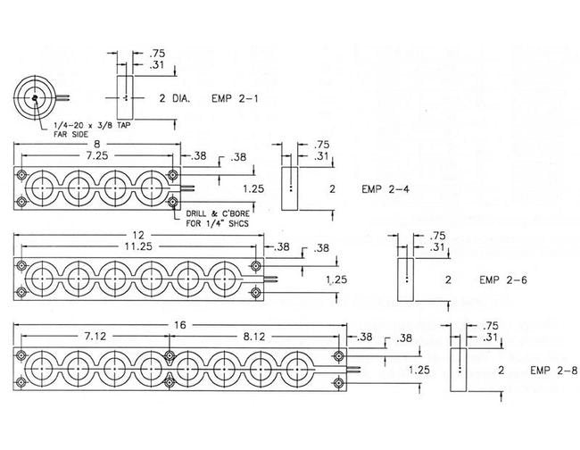 EMP 2 Series 110 VDC Low Profile Electromagnet - Image 2