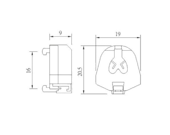 Energy Star T5 Fluorescent Lampholders - Image 2