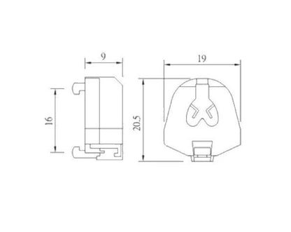 Energy Star T5 Fluorescent Lampholders - Image 2