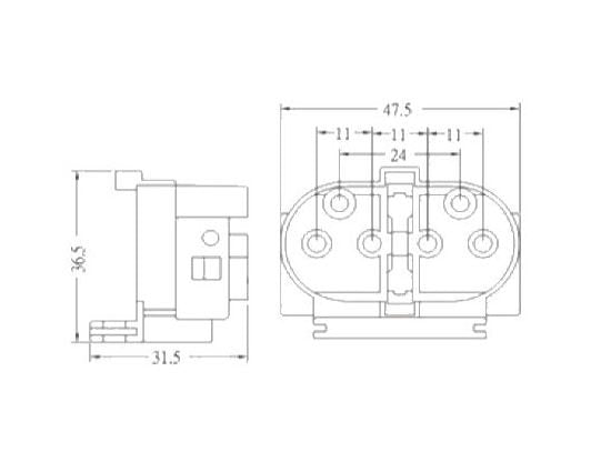 Energy Star Compact Fluorescent Lampholders 2G11 4-Pin - Image 2