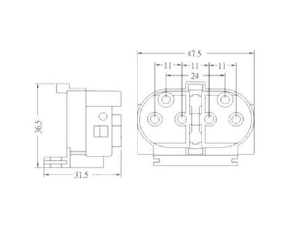 Energy Star Compact Fluorescent Lampholders 2G11 4-Pin - Image 2