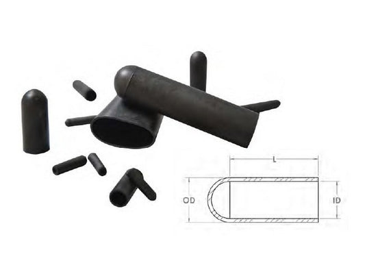 EPDM Caps - Inner Diameter 0.218 Inch - Pack of 500 - Image 1