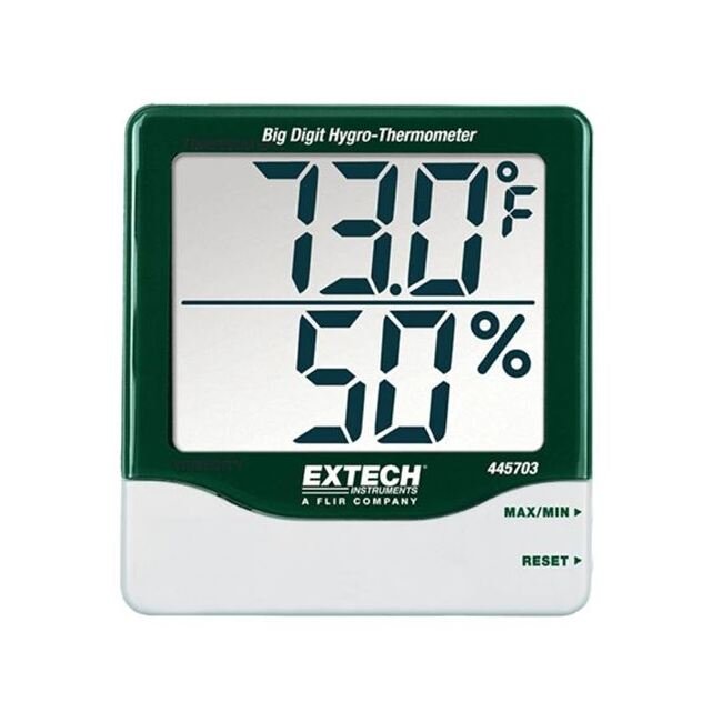 ExtechÂ® Big Digit Humidity Alert HygroThermometer - Image 1