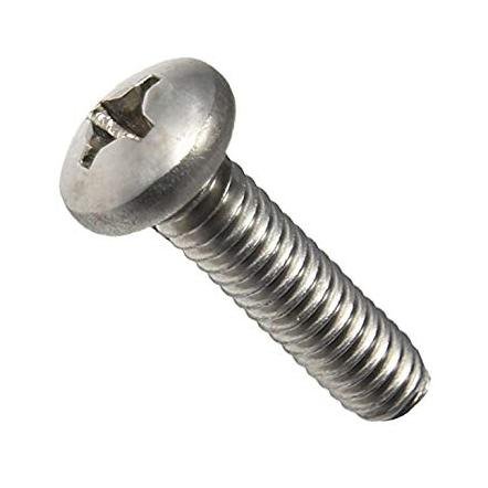 #10-24 x 3/4" Flat Head Phillips Machine Screw Zinc - Pack of 100 - Image 1