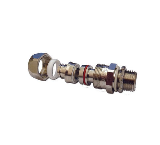 1-1/4" Straight ATEX BXA AISI-316 Fitting - Stainless Steel Conduit Accessory - Image 1