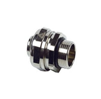 Brass Compact Fittings ISO, Nickel Plated - 1-inch Straight Connector