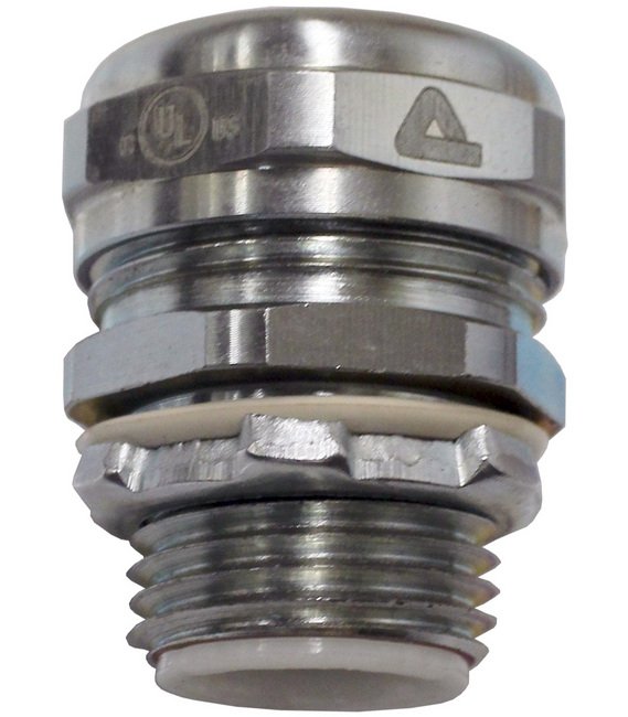 1/2" Zinc-Plated Steel Straight Fitting - NEMA FB-1 & UL 514B Approved - Image 1