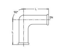 1 inch 90 Degree Beaded Mitered Elbow Fitting