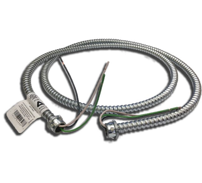 3/8" RWS Fixture Whip - 18/4 Stranded for LED Lights - 6ft - Image 1
