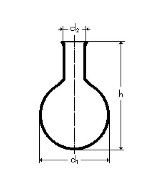 Industrial-Grade 22000 mL Round Bottom Flask - Image 1